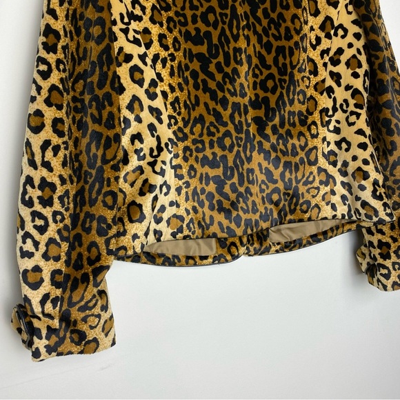 European Design, A Line, Leapard Blazer Size 10P - Picture 8 of 11